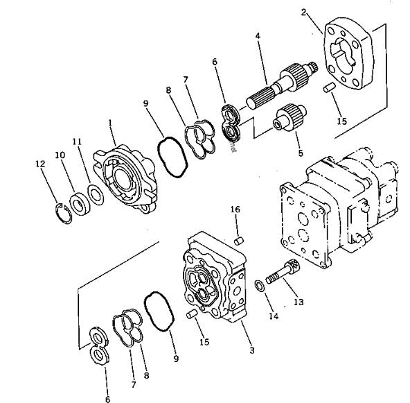 NACHI Excavator Hydraulic Pump PVD1B32P Original Mini Piston Pump PC20 PC30 VIO35