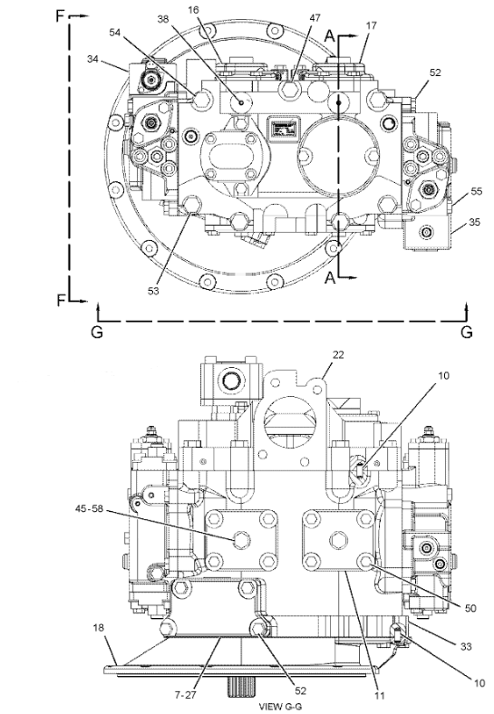 Belparts Excavator Hydraulic Pump Parts For E320C E320D 2726955 Pump