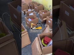 The process of packaging and shipping excavator accessories
