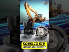 E70 excavator swing reduction gearbox video