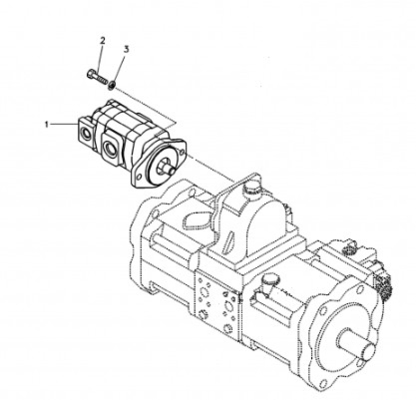 Belparts Excavator Hydraulic Gear Pump EC360C L EC330C L EC360B LC EC330B LC Pilot Pump Assembly VOE 14530502