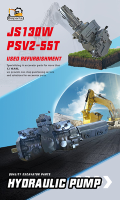 PSV2-55T JS130W Crawler Excavator Hydraulic Pump