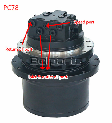 Belparts Travel Motor Assy TM09 GM09 Excavator Final Drive PC78US-6 PC78 21W-60-2213