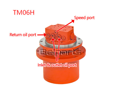 Belparts E305.5 E306 Excavator Final Drive Assembly For TM06H GM06H Travel Motor