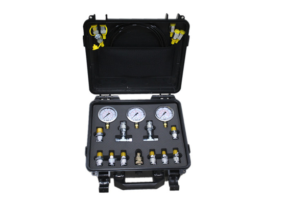 Excavator Spare Parts Hydraulic System Diagnostic Testing Kit Digger Pressure Gauge