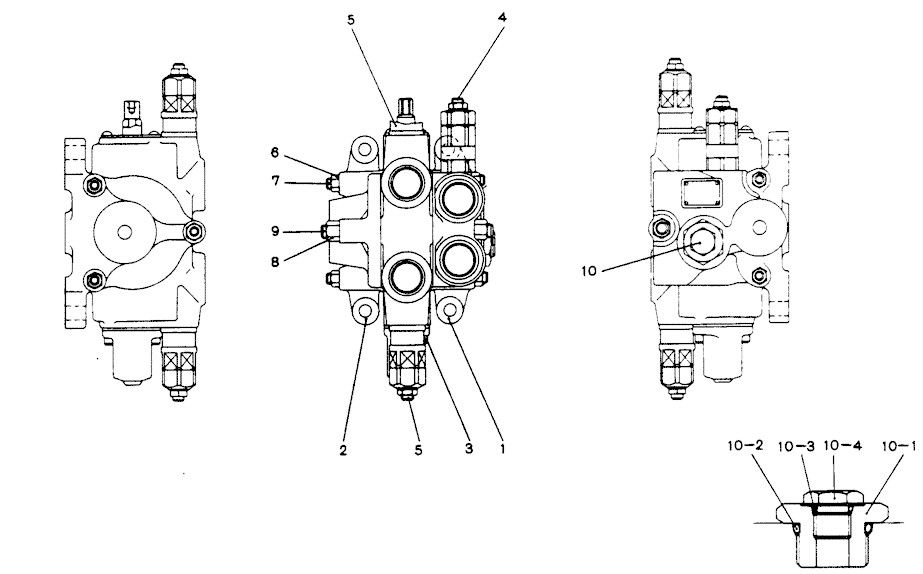SK1203 Excavator Control Valve For Kobelco Hydraulic Main Control
