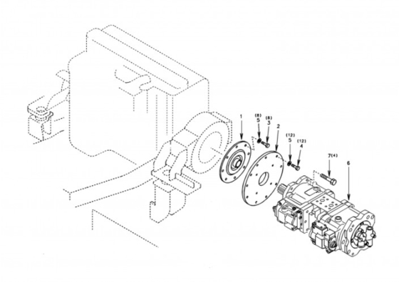 Belparts Excavator  360 Ec360 Ec210blc Ec460 Excavator Hydraulic Main Pump Assy SA 7220-00700