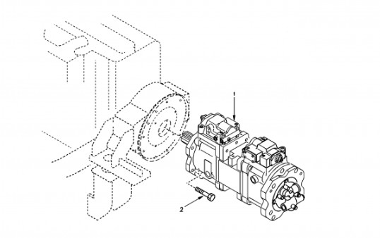 Excavator Main Pump EC460 Hydraulic Pump SA 1142-06230 14526609 14618624 14612484