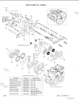 R450LC Belparts Excavator Hydraulic Pump For Hyundai R450lc 31NB-10010 31NB-10020 31NB-10022