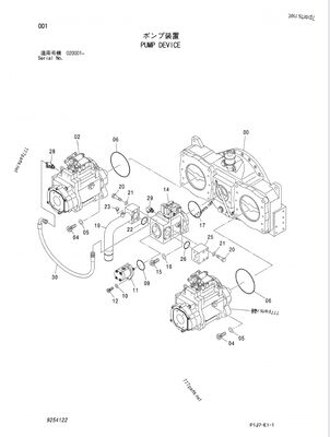 K3V280SH-NXXXL-OE41 K3V280 9254122 4635645 4641835 , ZX850-3F, ZX850LC-3-DH,  ZX870H-3, ZX870H-3-HCMC, ZX870H-3F, ZX870R-3, ZX870R-3F HYDRAULIC PUMP