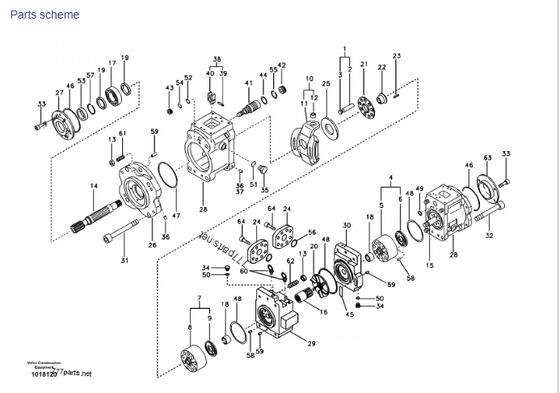 K5V200DTH-YISER-9N00(17T*13T) VOE14618624 VOE14526609 EC460B  SY335/SY360, EC460C, PL4608, PL4611 HYDRAULIC PUMP