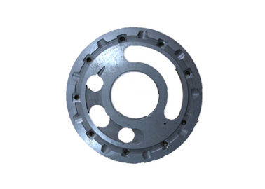 Steel Excavator Hydraulic Pump Parts , 708-2L-41230 Komatsu PC210-7K Valve Plate