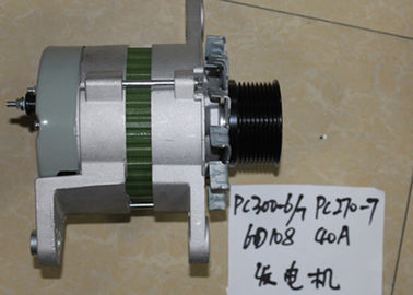 Alternator Excavator Spare Parts 600-821-3350 600-821-8360 For 24V 40A And PC300-6 PC270-7