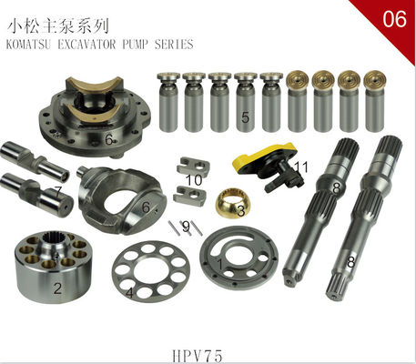 HPV35 HPV55 HPV70 HPV75 HPV132 HPV14 HPV140 HPV165 Hydraulic Main Pump Set Plate Piston Shoe Cylinder Block Valve Plate