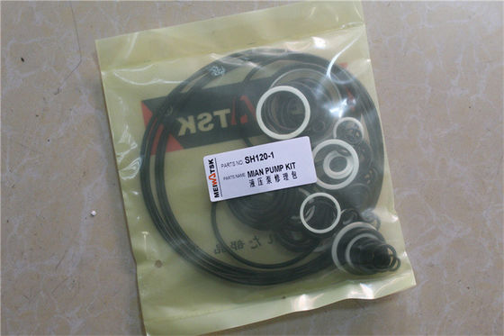 Belparts SH120-1 PSV2-55T Hydraulic Pump Main Pump Seal Kit Hydraulic Spare Parts For Crawler Excavator