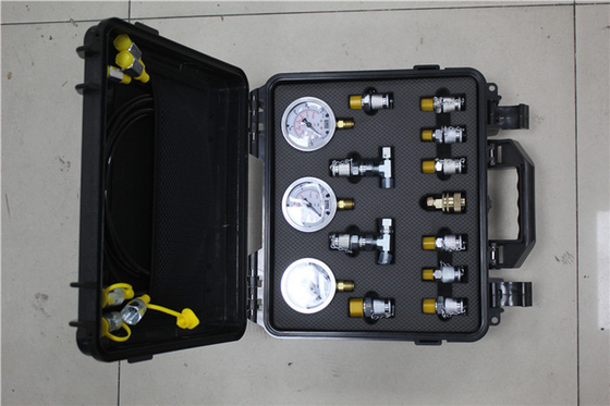 Excavator Spare Parts Hydraulic System Diagnostic Testing Kit Digger Pressure Gauge