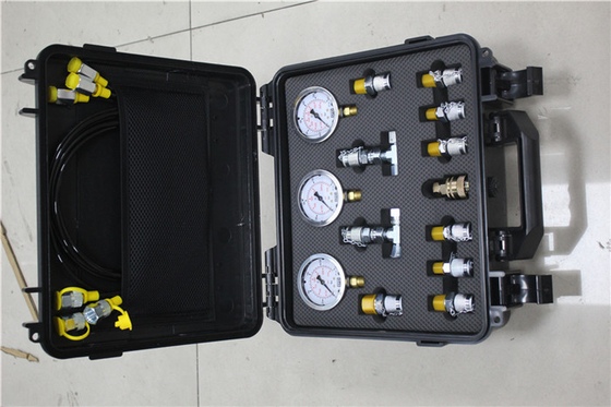 Excavator Spare Parts Hydraulic System Diagnostic Testing Kit Digger Pressure Gauge